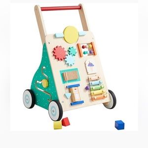 Never opened, Asweets Wooden Baby Walker Push and Pull Learning Activity Walker